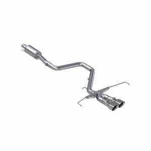 2019-2021 Hyundai Veloster Armor Lite Aluminized Steel 3 Inch Cat Back Dual Split Center Rear Exit Exhaust Sytem MBRP