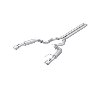 2024-Up For Mustang GT S650 5.0L Race Version Armor Lite Aluminized Steel 3 Inch Cat-Back Dual Split Rear MBRP