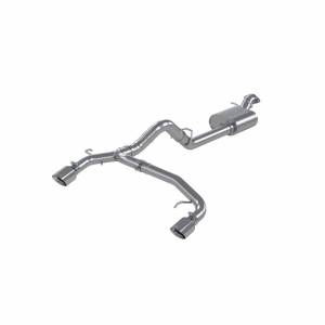 21-Up Ford Bronco 2.3L/2.7L EcoBoost 2/4-Door Aluminized Steel 3 Inch Cat-Back Dual Split Rear MBRP