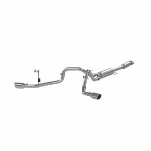 21-Up Ford F-150 Aluminized Steel 3 Inch Cat-Back 2.5 Inch Dual Split Side Exhaust System MBRP