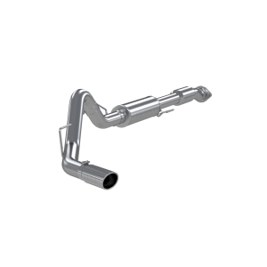 3 1/2 Inch Cat Back Exhaust System Single Exit For 11-14 Ford F-150 Raptor 6.2L Crew Cab/Short Bed Extended Cab Short Bed Aluminized Steel MBRP