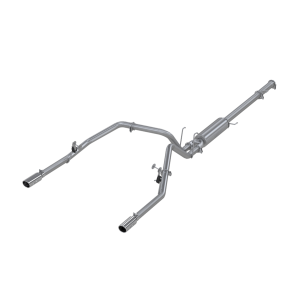 3 Inch Cat Back Exhaust System Dual Split Rear For 06-08 Dodge Ram Hemi 1500 5.7L Standard Cab/Crew Cab/Short Bed Aluminized Steel MBRP