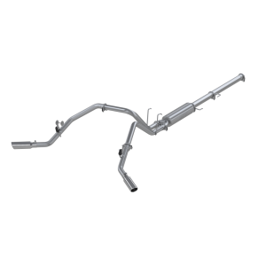 3 Inch Cat Back Exhaust System Dual Split Side Aluminized Steel For 06-08 Dodge Ram Hemi 1500 MBRP