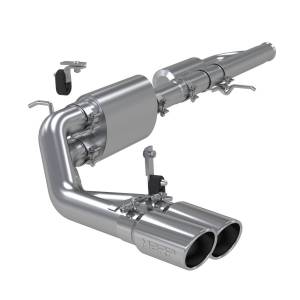 3 Inch Cat Back Exhaust System Pre-Axle Dual Outlet Aluminized Steel For 09-18 Silverado/Sierra 1500 MBRP