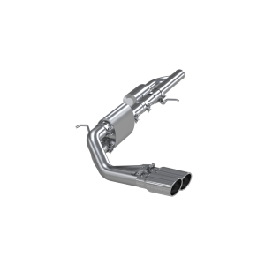 3 Inch Cat Back Exhaust System Pre-Axle Dual Outlet T304 Stainless Steel For 09-18 Silverado/Sierra 1500 4.3L V6, 5.3L V8 19-19 Silverado/Sierra 1500 4.3L V6, 5.3L V8 Limited LD MBRP