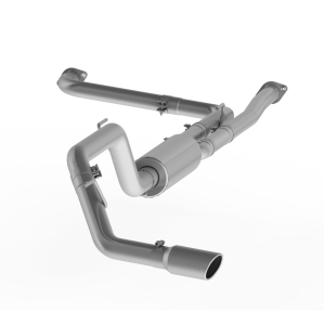 3 Inch Cat Back Exhaust System Single Side Aluminized Steel For 16-20 Nissan 5.6L Titan XD MBRP