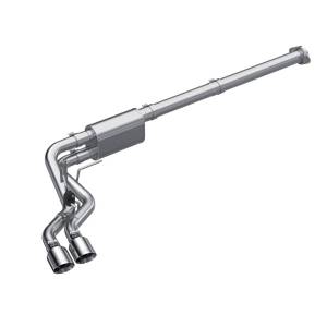 3 inch Cat-Back 2.5 inch Dual Pre-Axle (Race Profile) 21-Up F-150 T304 Stainless Steel MBRP