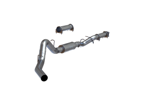 4 Inch Cat Back Exhaust System For 01-05 Silverado/Sierra 2500/3500 Duramax Ext/Crew Cab Single Side MBRP