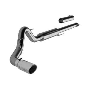 4 Inch Cat Back Exhaust System Single T409 Stainless Steel For 15-20 Ford F-150 2.7L/3.5L EcoBoost Excludes 19 F150 Limited MBRP