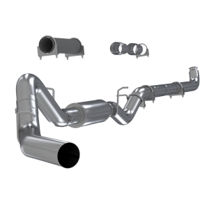 4 Inch Single Side Aluminized Steel No Muffler For 01-07 Silverado/Sierra 2500/3500 Duramax Classic Extended/Crew Cab MBRP