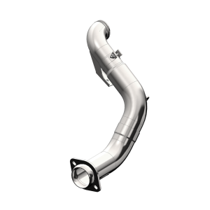 4 Inch Turbo Down Pipe For 15-16 Ford 6.7L Powerstroke Non Cab and Chassis Only Aluminized Steel EO Num. D-763-1 MBRP