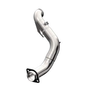 4 Inch Turbo Down Pipe For 15-16 Ford 6.7L Powerstroke Non Cab and Chassis Only T409 Stainless Steel EO Num. D-763-1 MBRP