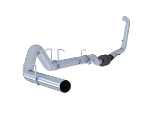 4 Turbo Back Single Side Exit No Muffler Inch For 03-07 Ford F-250/350 6.0L, Extended Cab/Crew Cab MBRP