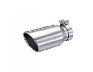 Armor Pro T304 Stainless Steel, 4.5 Inch OD, 3.2 Inch Inlet ID, 10 Inch Length, Single Walled, Angled Cut Rolled End MBRP