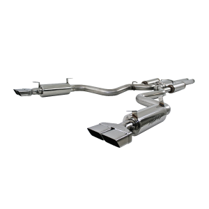 Cat Back Exhaust System Dual Split Rear T304 Stainless Steel Street Version For 08-14 Dodge Challenger SRT8, 6.1L Hemi MBRP