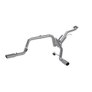 Cat Back Exhaust System Dual Split Side T409 Stainless Steel For 03-07 Silverado/Sierra 1500 MBRP