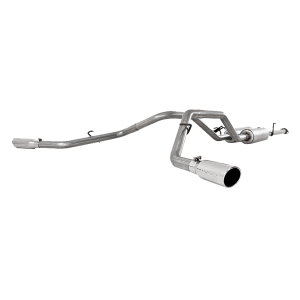 Cat Back Exhaust System Dual Split Side T409 Stainless Steel For 09-21 Toyota Tundra MBRP