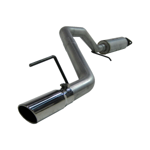 Cat Back Exhaust System Single Side Aluminized Steel For 05-10 Jeep Grand Cherokee 4.7L, 5.7L Hemi MBRP