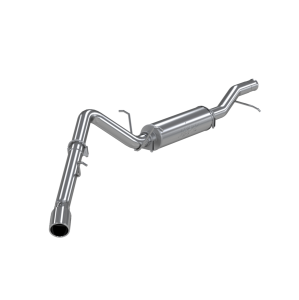 Cat Back Exhaust System Single Side Aluminized Steel For 09-14 Chevrolet/GMC Yukon/Chevy Tahoe 5.3L MBRP