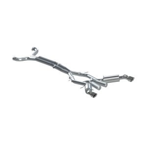 Chevrolet 3 Inch Dual Cat Back Exhaust System T409 Stainless Steel For 16-Up Chevrolet Camaro SS 6 Speed Coupe Only MBRP