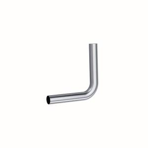 Exhaust Pipe 2.5 Inch 90 Degree Bend 1 2 Inch Legs Aluminized Steel MBRP