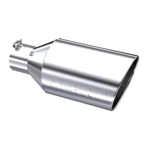 Exhaust Tip 8 Inch O.D. Rolled End 4 Inch Inlet 18 Inch Length T304 Stainless Steel MBRP