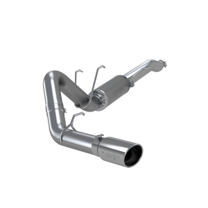 Ford 4 Inch Exhaust Resonator Back Single Side Armor Lite For 17-Up Ford F250/F350 MBRP