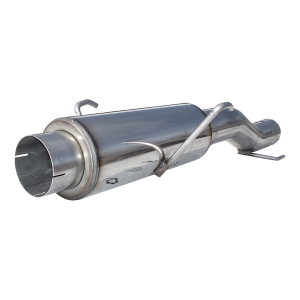 High-Flow Muffler Assembly T409 Stainless Steel For 04-07 Dodge Ram Cummins 600/610 fits to stock only MBRP