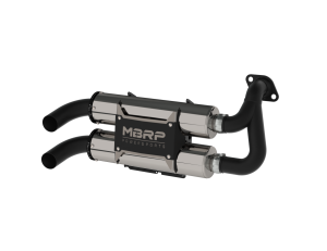 Stacked Dual Slip On Exhaust Pipe For 16-23 Polaris RZR S 1000 General 1000 Performance Series MBRP