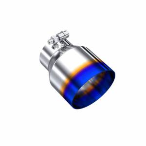 T304 Stainless Steel Burnt End Tip 3 Inch inlet 4.5 Inch OD Out 6.13 Inch Length Angle Cut MBRP