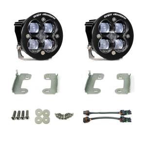 Jeep JK Fog Light Squadron-R SAE LED 07-18 Wrangler JK Fog Pocket Kit Baja Designs