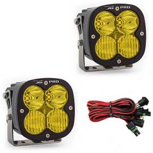 LED Light Pods Amber Lens Driving Combo Pattern Pair XL Pro Series Baja Designs