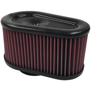 Air Filter For Intake Kits 75-5086,75-5088,75-5089 Oiled Cotton Cleanable Red S&B