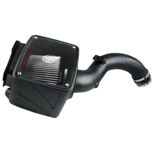 Cold Air Intake For 01-04 Chevrolet Silverado GMC Sierra V8-6.6L LB7 Duramax Dry Extendable White S&B