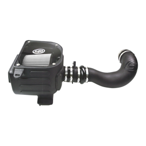 Cold Air Intake For 07-08 GMC Sierra 4.8L, 5.3L, 6.0L Dry Dry Extendable White S&B