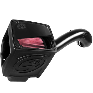 Cold Air Intake For 16-19 Silverado/Sierra 2500, 3500 6.0L Cotton Cleanable Red S&B