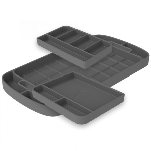 Tool Tray Silicone 3 Piece Set Color Charcoal S&B