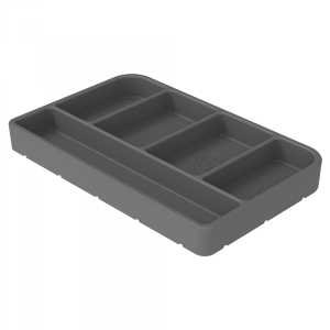 Tool Tray Silicone Small Color Charcoal S&B