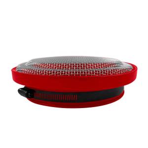 Turbo Screen Guard With Velocity Stack - 4.50 Inch (Red) S&B