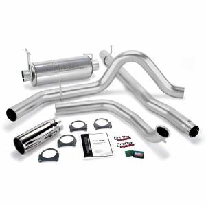 Git-Kit Bundle Power System W/Single Exit Exhaust Chrome Tip 00-03 Ford 7.3L Excursion Banks Power