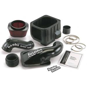 Ram-Air Cold-Air Intake System Oiled Filter 01-04 Chevy/GMC 6.6L LB7 Banks Power