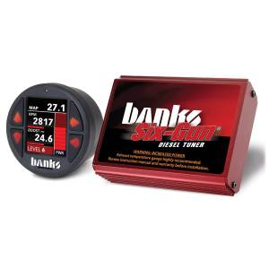 Six-Gun Diesel Tuner with Banks iDash 1.8 Super Gauge for use with 2004-2005 Chevy 6.6L LLY Banks Power