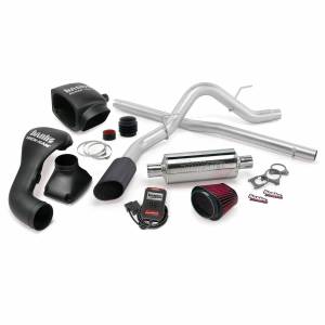 Stinger Bundle Power System W/Single Exit Exhaust Black Tip 04-08 Ford 5.4L F-150 ECSB Banks Power