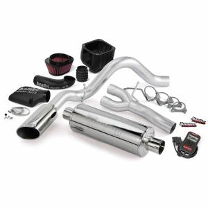 Stinger Bundle Power System W/Single Exit Exhaust Chrome Tip 03-06 Chevy 4.8-5.3L EC/CC-SB Banks Power