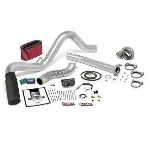 Stinger Plus Bundle Power System W/Single Exit Exhaust Black Tip 95.5-97 Ford 7.3L Manual Transmission Banks Power