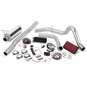 Stinger Plus Bundle Power System W/Single Exit Exhaust Black Tip 99.5-03 Ford 7.3L F250/F350 Automatic Transmission Banks Power