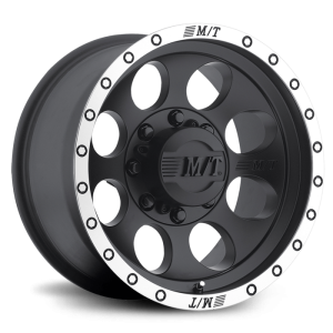 Classic Baja Lock 15X10 with 5X4.50 Bolt Pattern 3.625 Back Space Matte Black