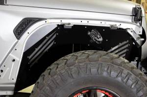 Fishbone Offroad - Wrangler/Gladiator Front Inner Fenders For 18-Up Wrangler/Gladiator Black Powdercoat Fishbone - Image 7