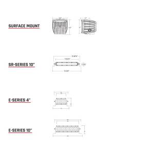 Rigid Industries - Infrared Spot Surface Mount Pair D-Series Pro RIGID Industries - Image 3