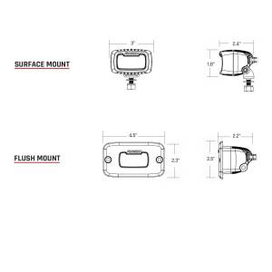 Rigid Industries - SAE Fog Light Pair SR-M Pro RIGID Industries - Image 3